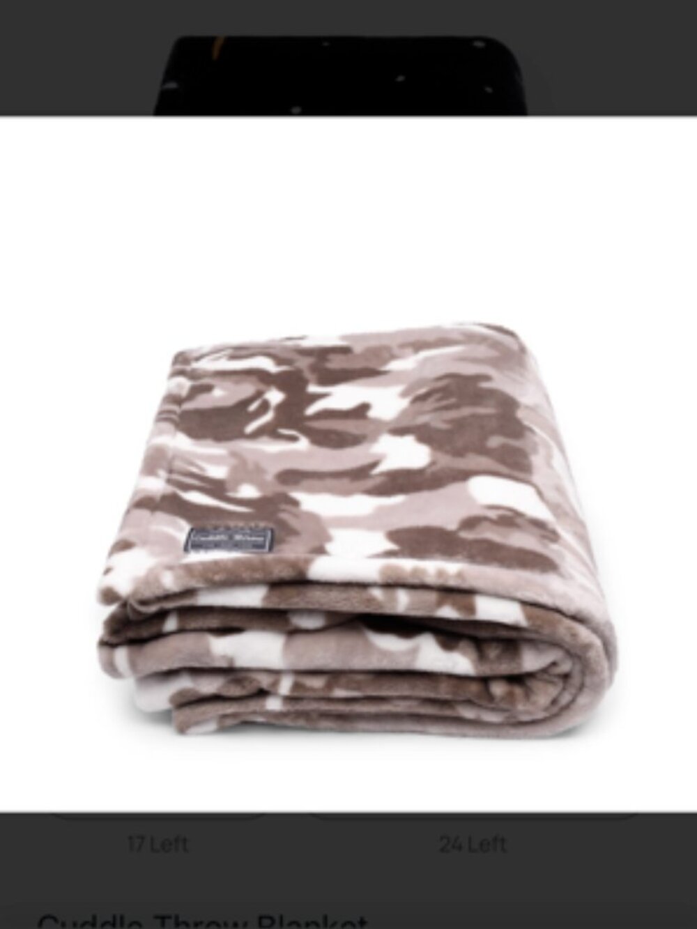 LUG - Cuddle Throw in Camo Taupe